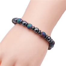 Load image into Gallery viewer, Weight Loss Magnetic Therapy Bracelet For Men Women 8mm Black Hematite Stone Beads Stretch Health Care Bracelet Jewelry Gift