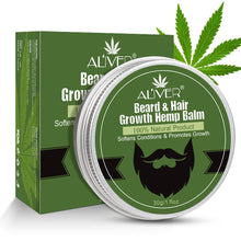 Load image into Gallery viewer, Men Organic Beard Hemp Cbd Oil Balm Moustache Wax Styling Beeswax Moisturizing Smoothing Gentlemen Beard Care Natural Hemp Balm