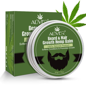 Men Organic Beard Hemp Cbd Oil Balm Moustache Wax Styling Beeswax Moisturizing Smoothing Gentlemen Beard Care Natural Hemp Balm