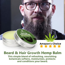 Load image into Gallery viewer, Men Organic Beard Hemp Cbd Oil Balm Moustache Wax Styling Beeswax Moisturizing Smoothing Gentlemen Beard Care Natural Hemp Balm