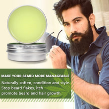 Load image into Gallery viewer, Men Organic Beard Hemp Cbd Oil Balm Moustache Wax Styling Beeswax Moisturizing Smoothing Gentlemen Beard Care Natural Hemp Balm