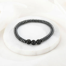 Load image into Gallery viewer, Weight Loss Magnetic Therapy Bracelet For Men Women 8mm Black Hematite Stone Beads Stretch Health Care Bracelet Jewelry Gift