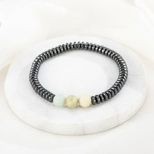 Load image into Gallery viewer, Weight Loss Magnetic Therapy Bracelet For Men Women 8mm Black Hematite Stone Beads Stretch Health Care Bracelet Jewelry Gift