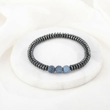 Load image into Gallery viewer, Weight Loss Magnetic Therapy Bracelet For Men Women 8mm Black Hematite Stone Beads Stretch Health Care Bracelet Jewelry Gift