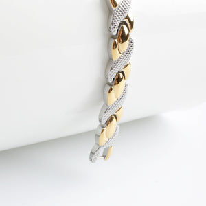 Twisted Health Magnetic Bracelet For Women 316L Stainless Steel