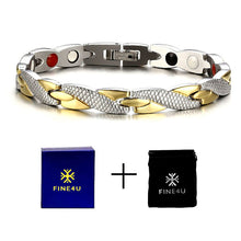 Load image into Gallery viewer, Twisted Health Magnetic Bracelet For Women 316L Stainless Steel