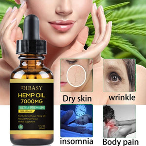 Essential Oils 7000mg Cbd Oil Organic Hemp Seed Extract Hemp Seed Oil Bio-active Drop For Pain Relief Reduce Sleep Anxiety